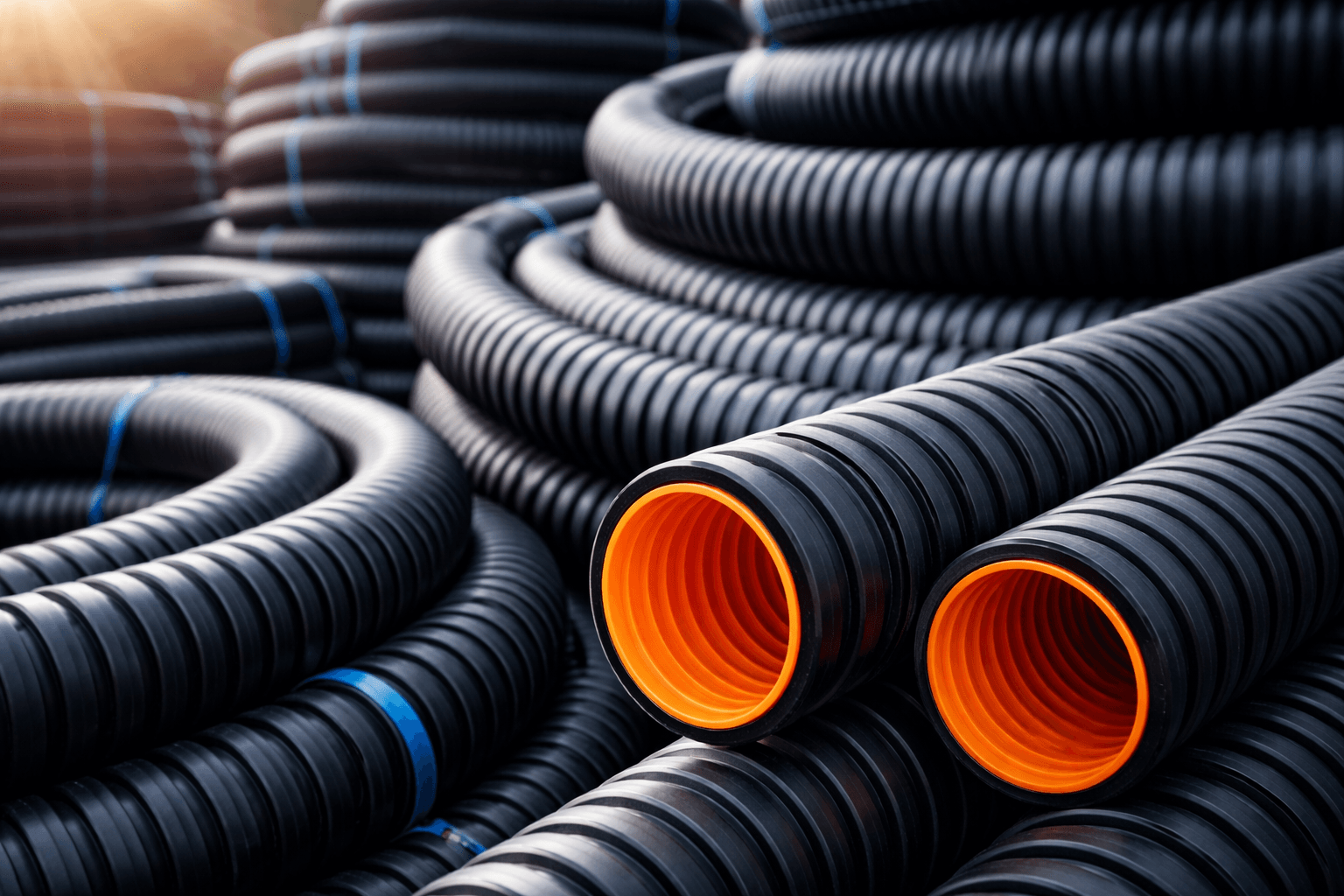 que es un tubo corrugado