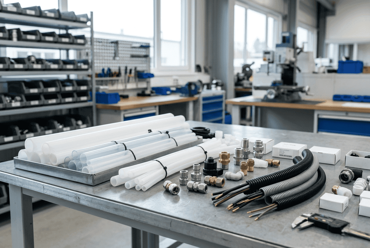 Tubos de polietileno y piezas plásticas técnicas para aplicaciones industriales